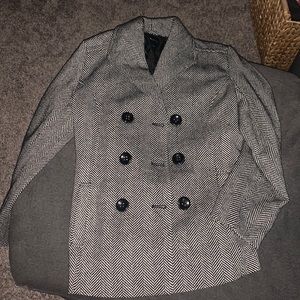 Button down pea coat